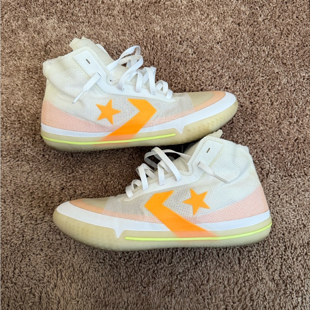 Rare!! Converse All Star Pro High Hyperbrights/White Size 13